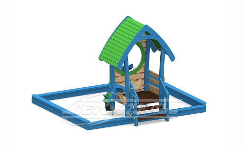 Интерактивный игровой комплекс с песочницей Хоббиты РК-25.  �2